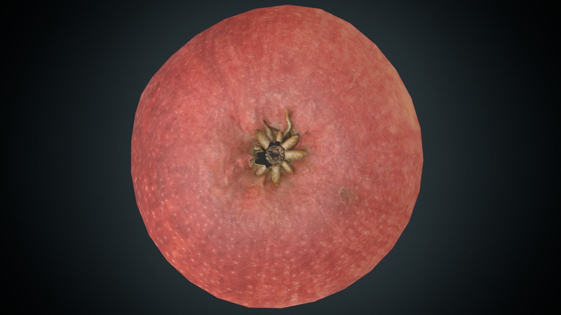 Apple Low-poly 3D model_1