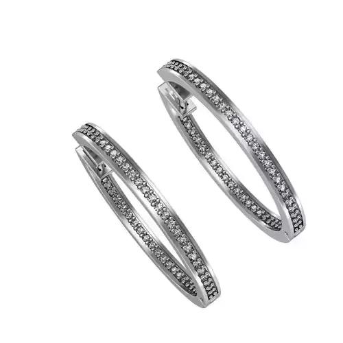 Classic round earrings 