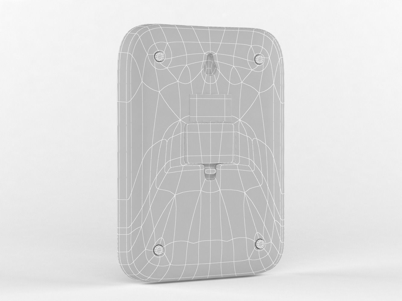 Digital kitchen scale 3D model_8