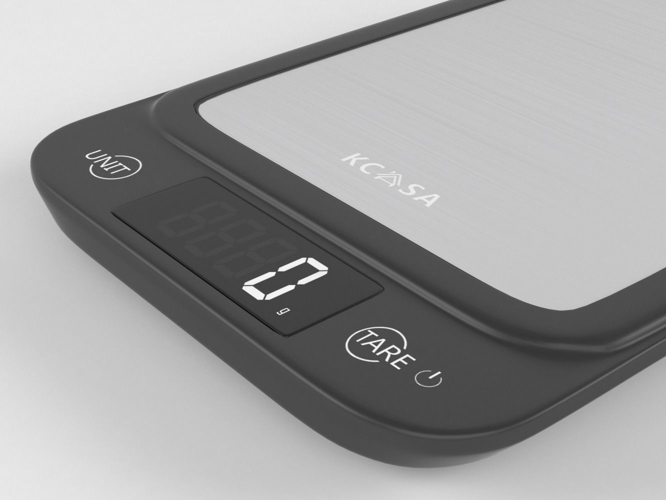 Digital kitchen scale 3D model_4