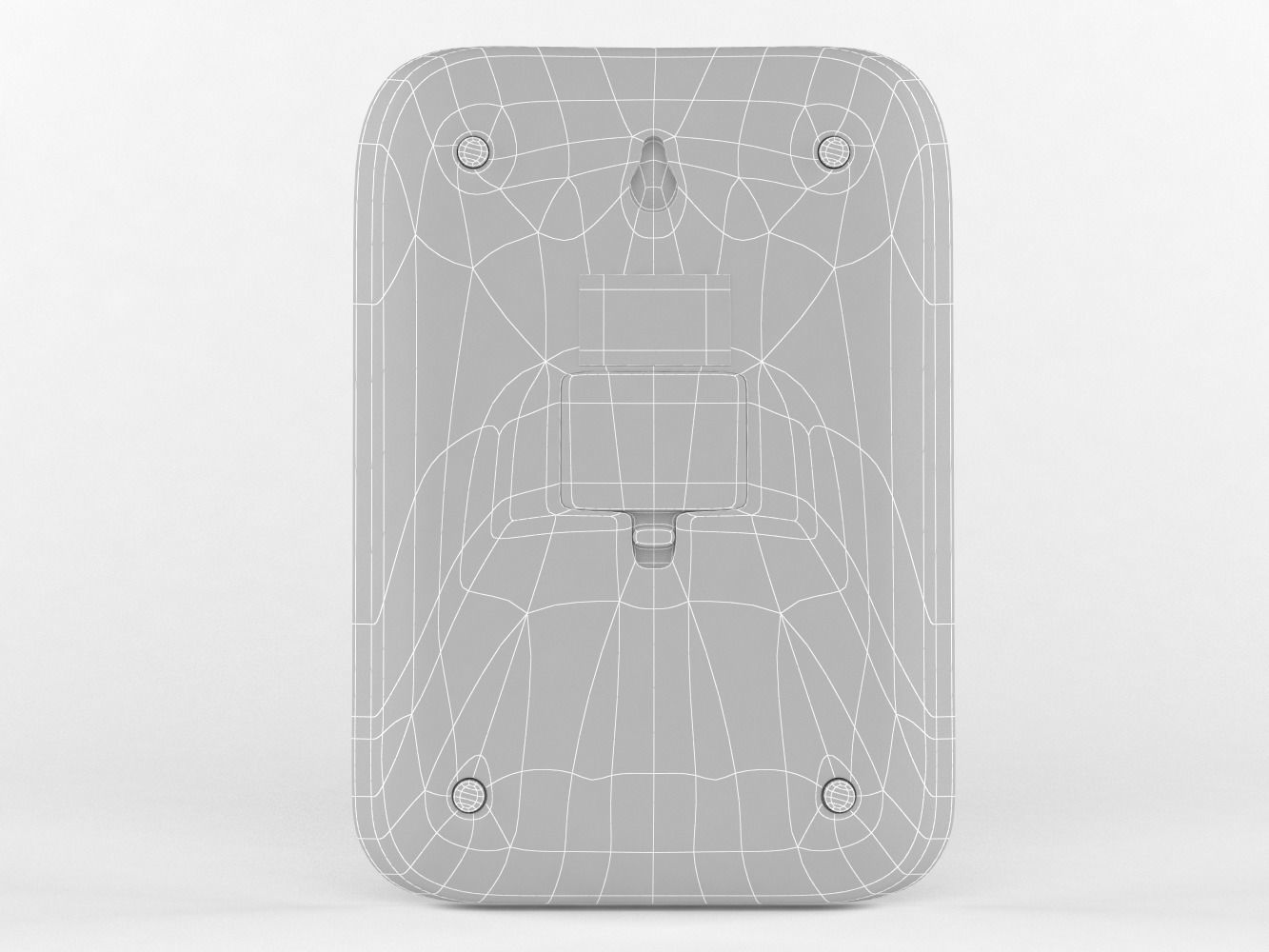 Digital kitchen scale 3D model_11