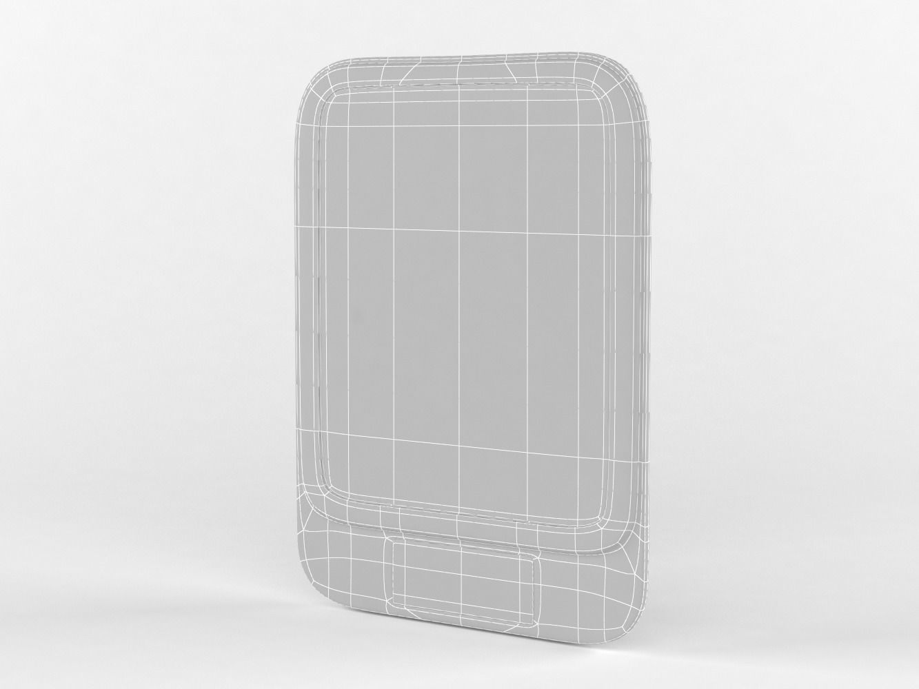 Digital kitchen scale 3D model_6