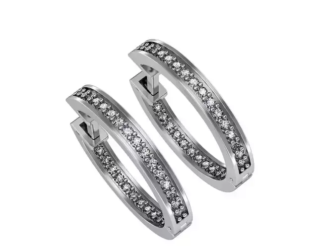 Classic round earrings