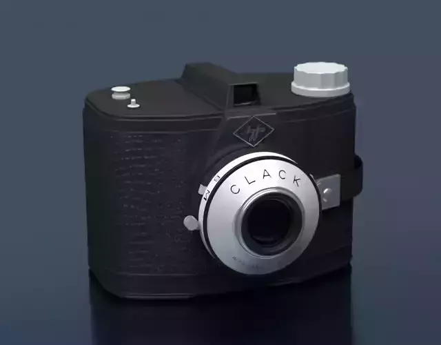 AGFA CLACK vintage camera 3d model 3D model