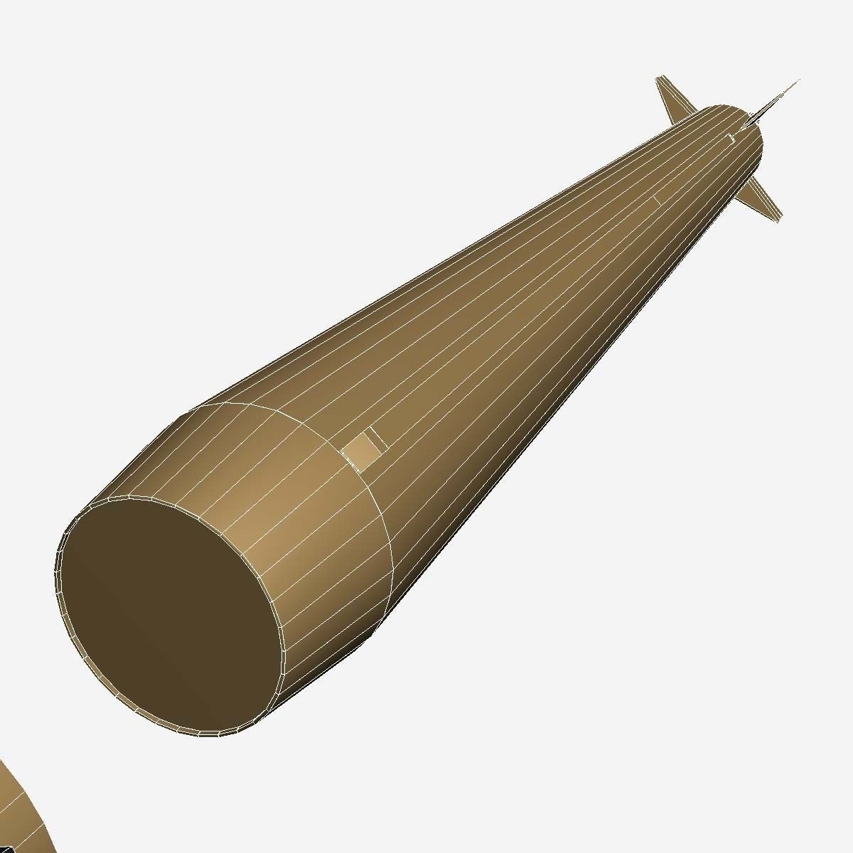 Emad Ballistic Missile 3D model_13