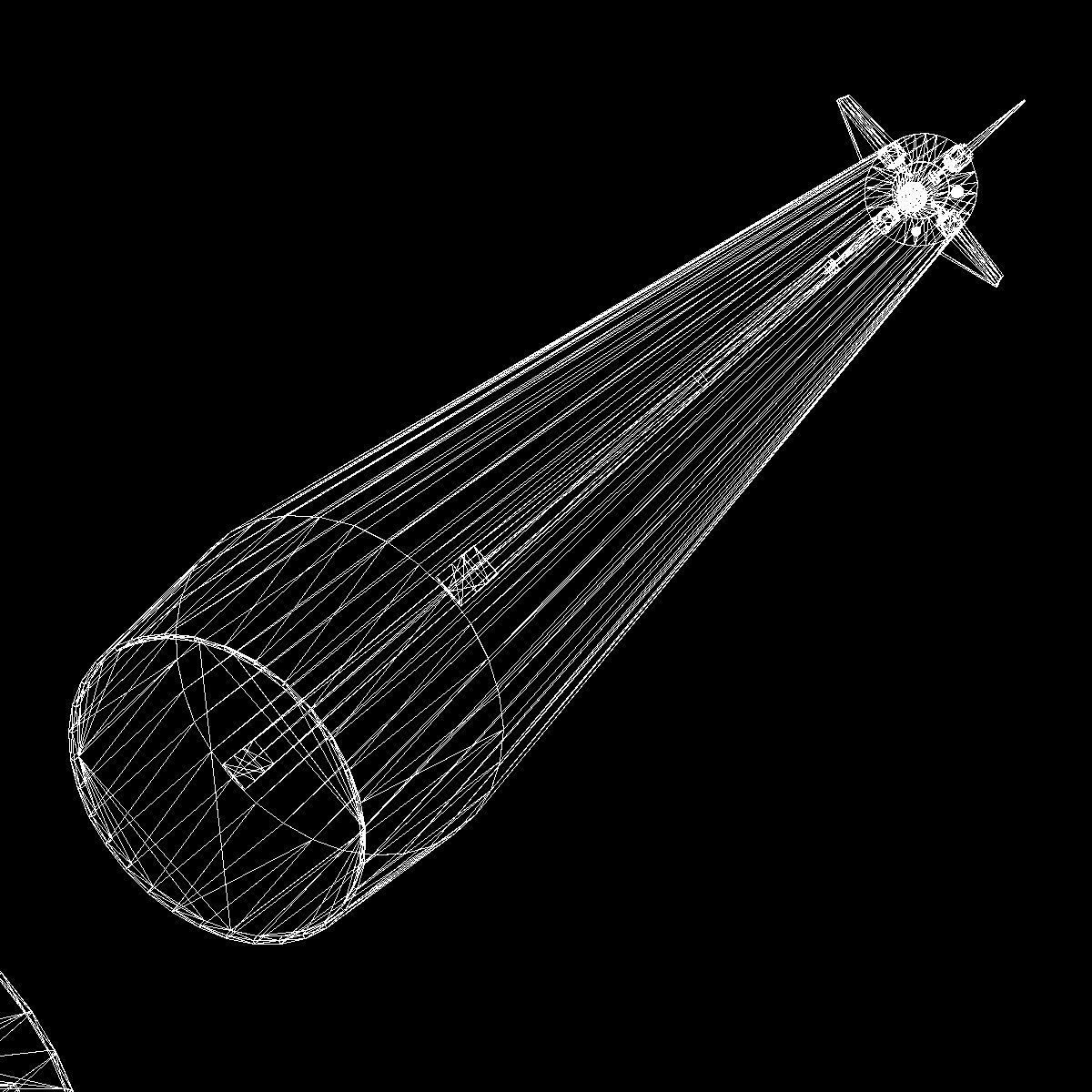 Emad Ballistic Missile 3D model_20