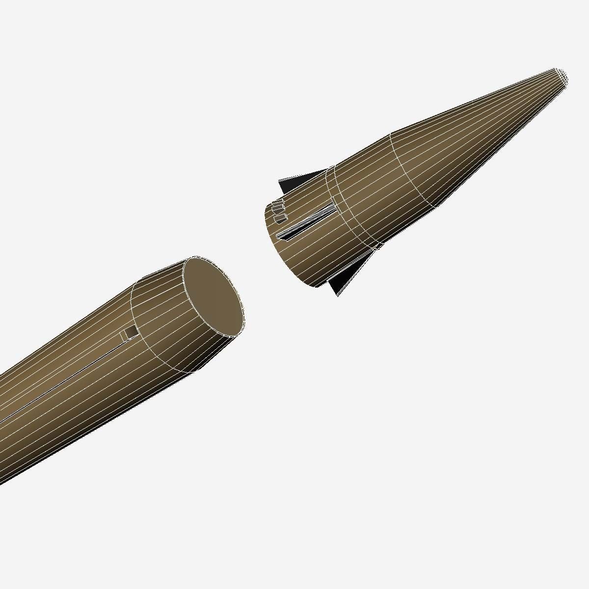 Emad Ballistic Missile 3D model_15