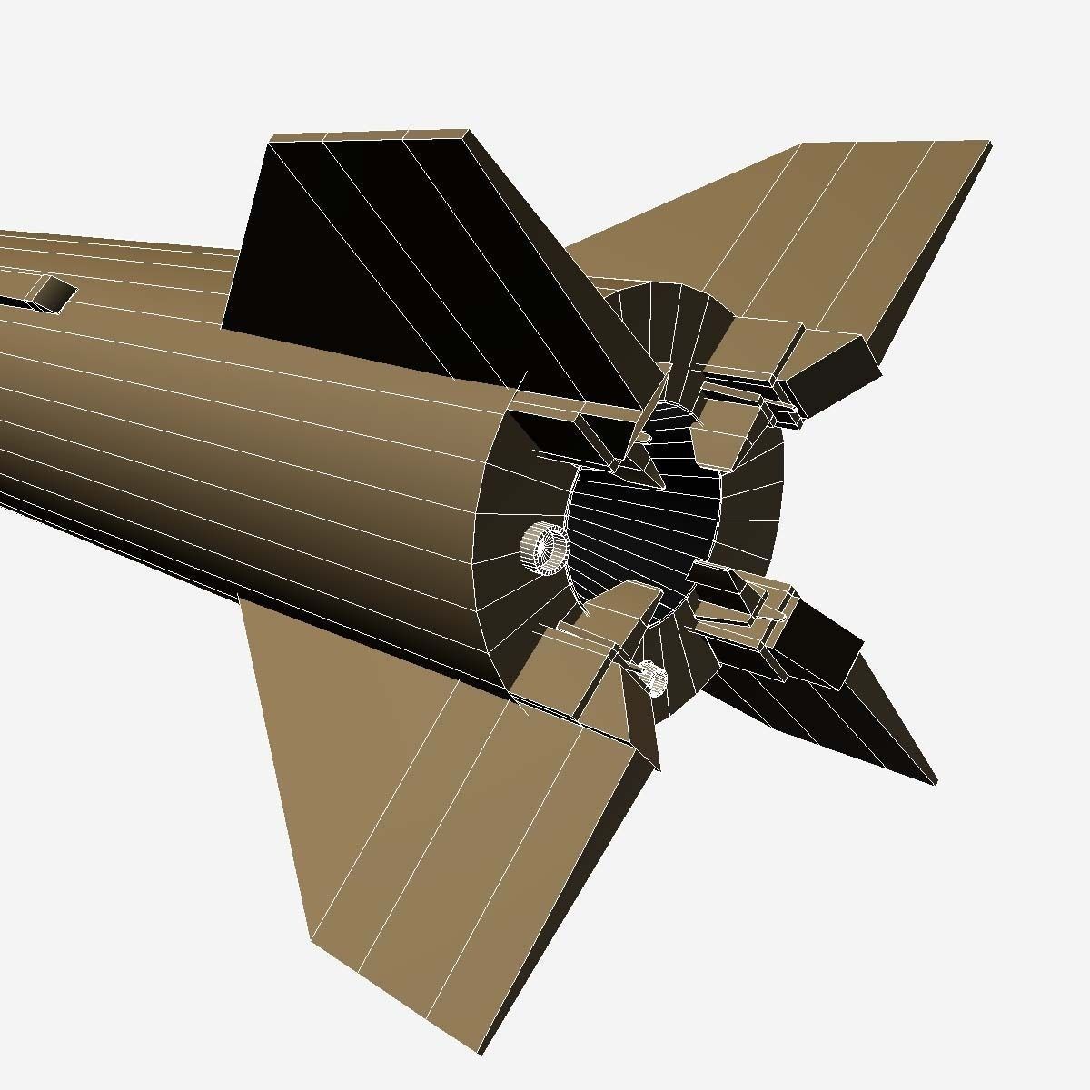 Emad Ballistic Missile 3D model_14