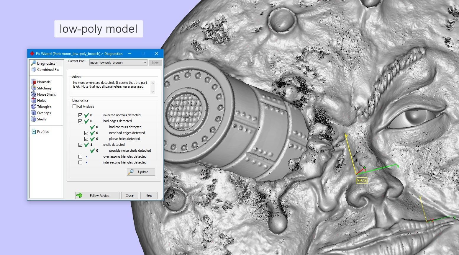 Moon Voyage Brooch And Pendant 3D print model_12