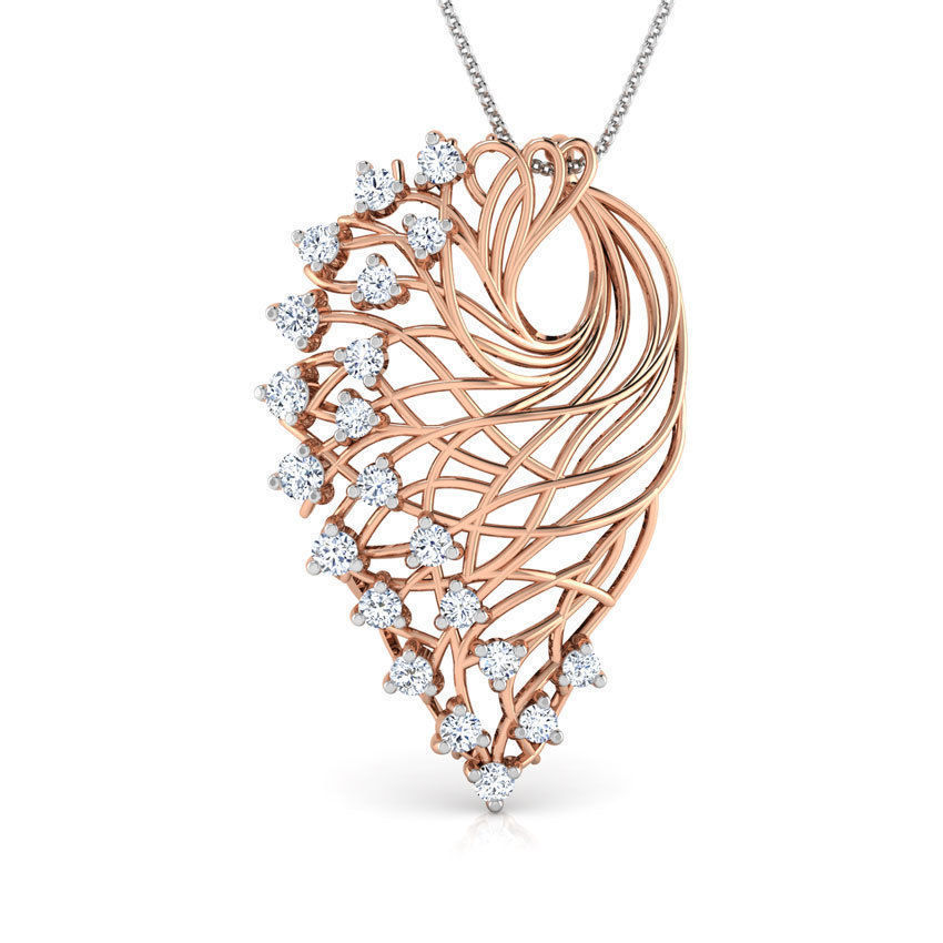 Alder Root Pendant 3D print model_1