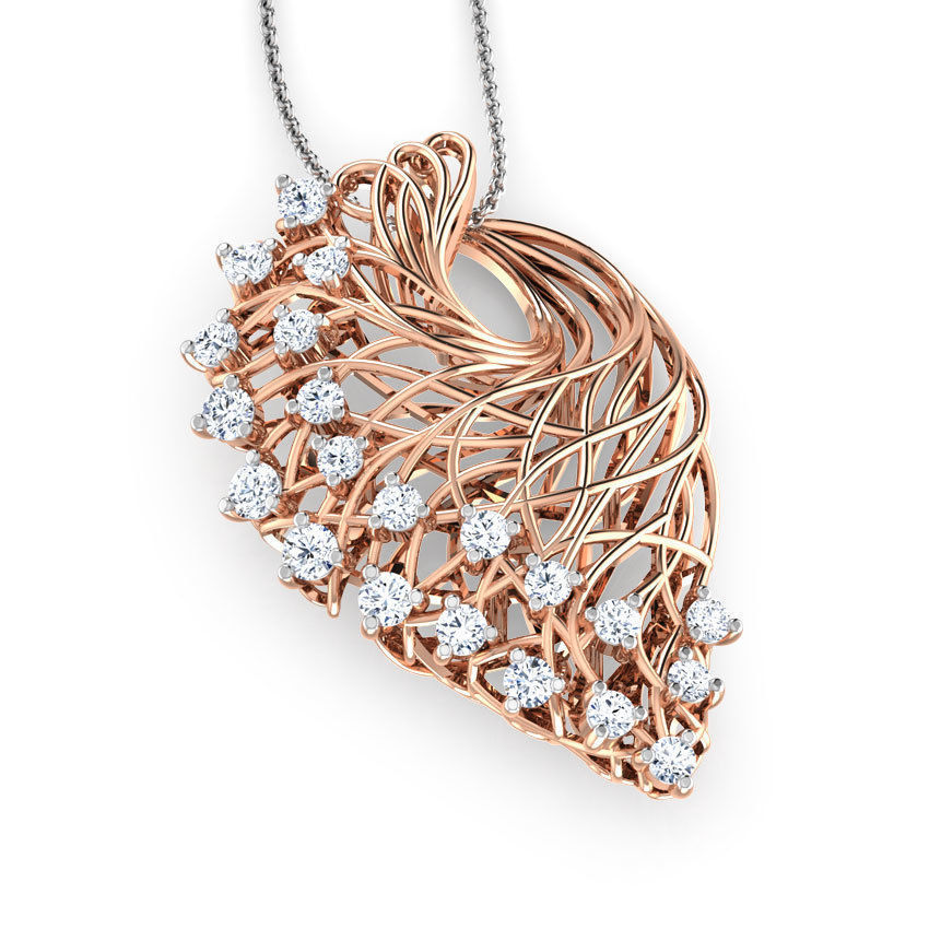 Alder Root Pendant 3D print model_3