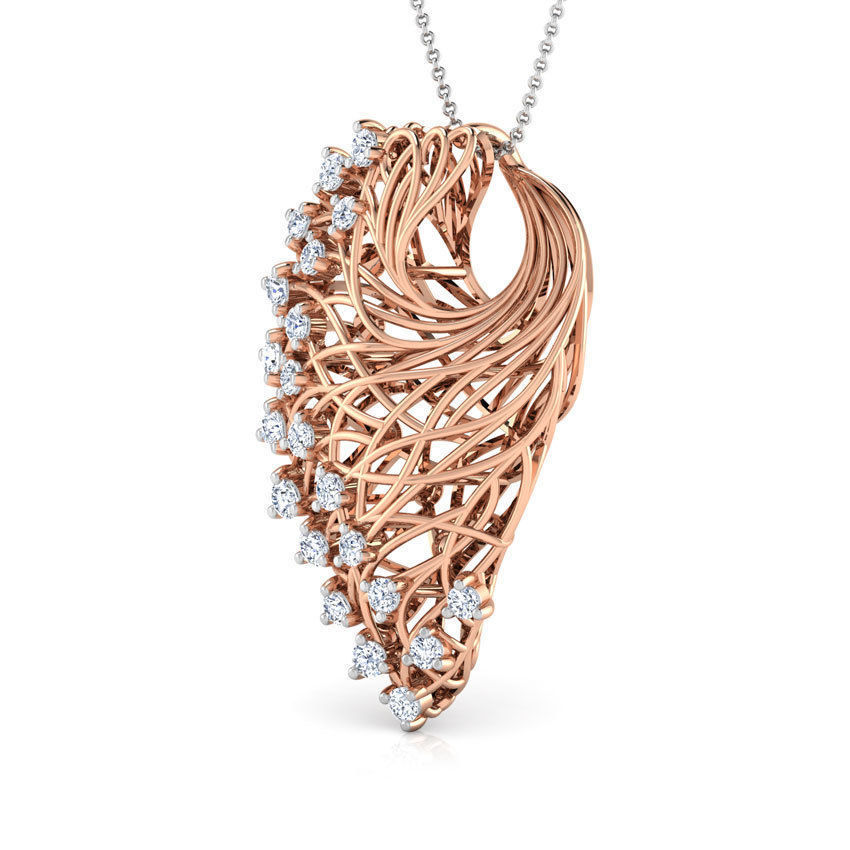 Alder Root Pendant 3D print model_5