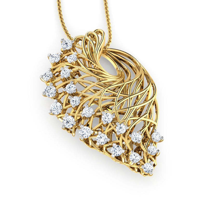 Alder Root Pendant 3D print model_2