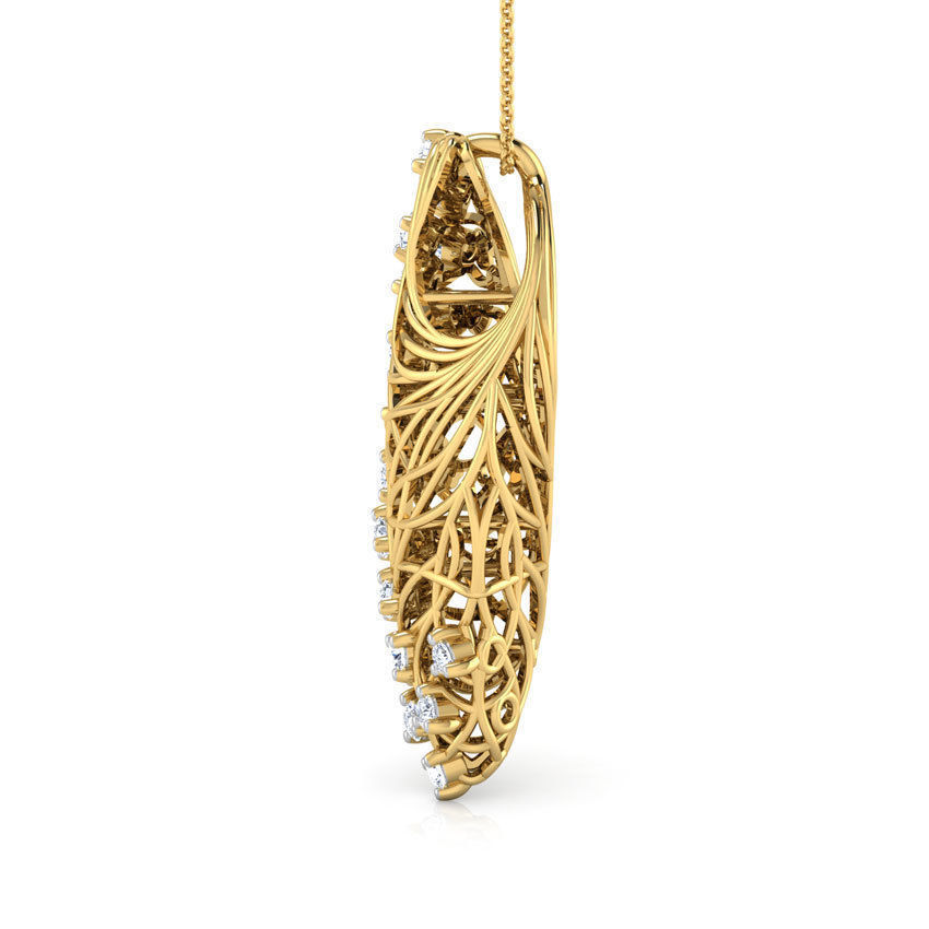 Alder Root Pendant 3D print model_10