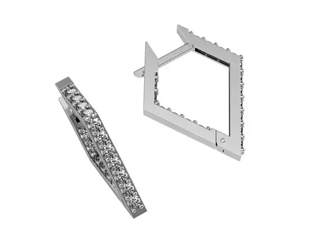 Classic rhomb earrings