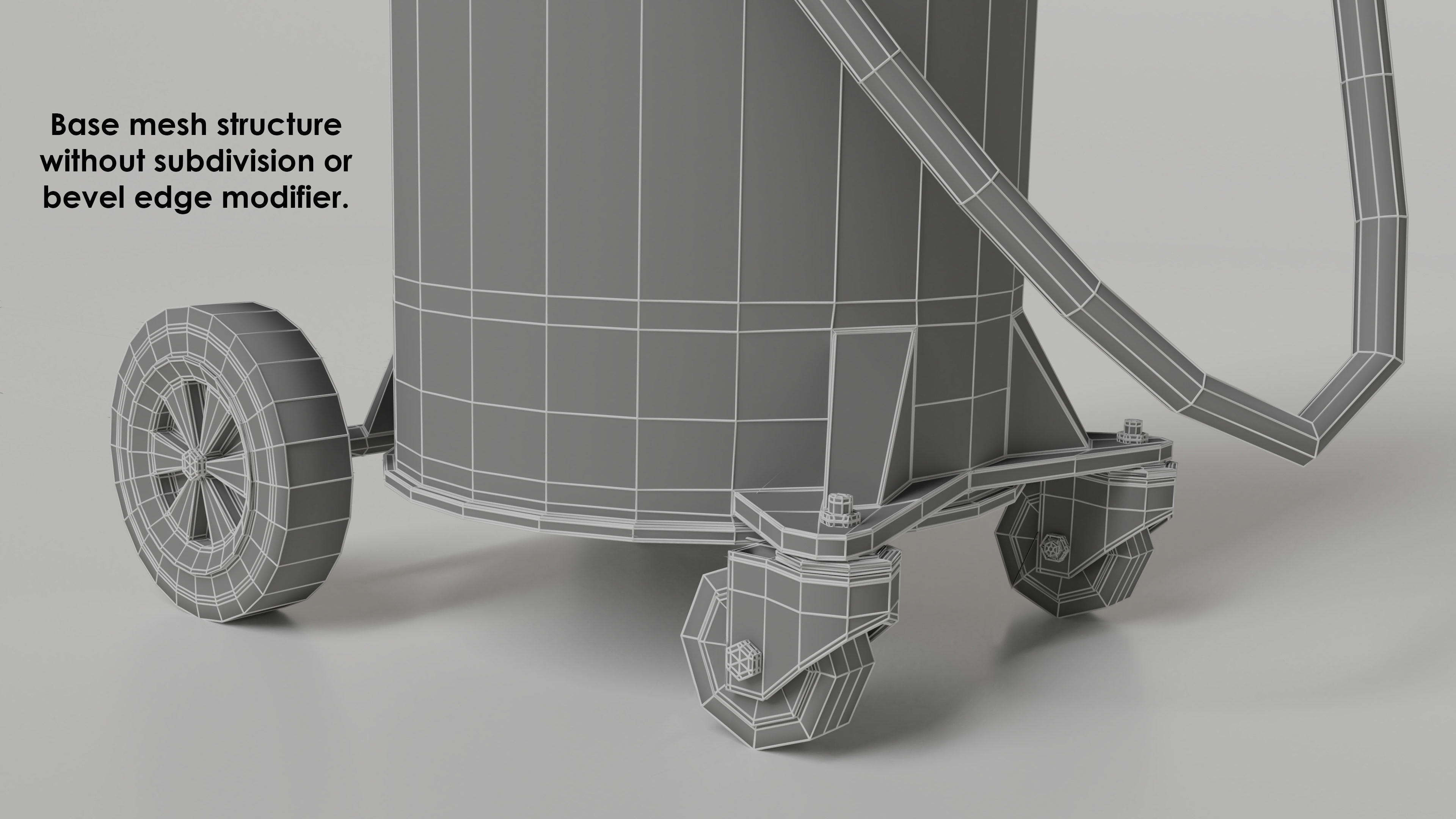 garage - waste oil collector Low-poly 3D model_4