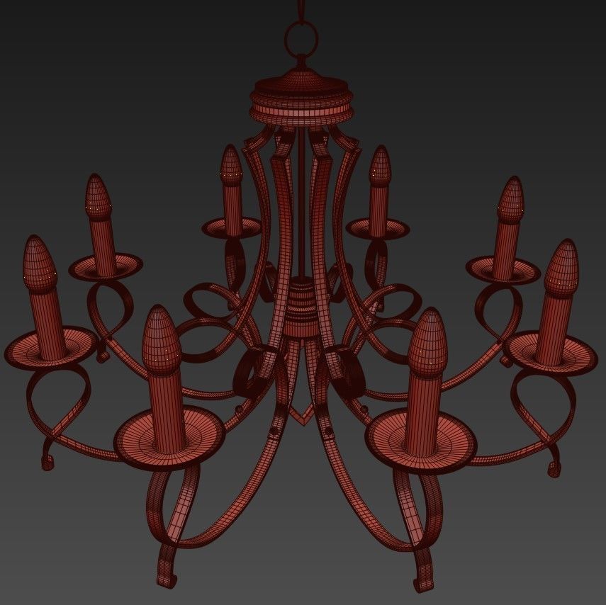 Chandelier Donolux Gastello S110157 3D model_2