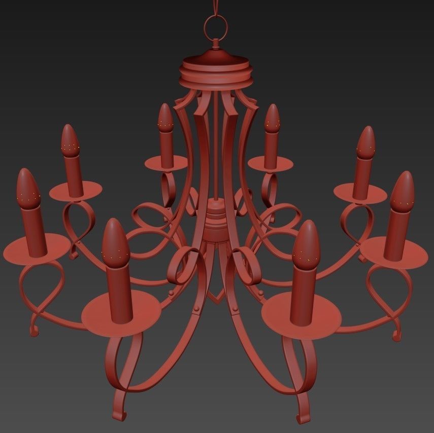 Chandelier Donolux Gastello S110157 3D model_1