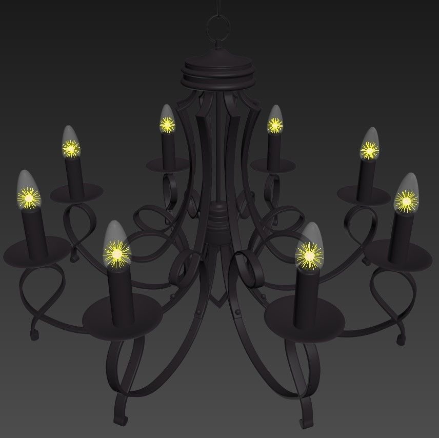 Chandelier Donolux Gastello S110157 3D model_3
