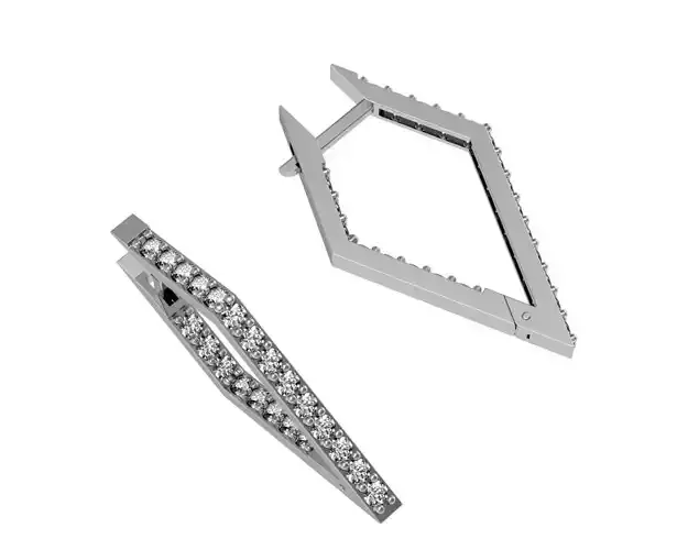 Classic rhomb earrings