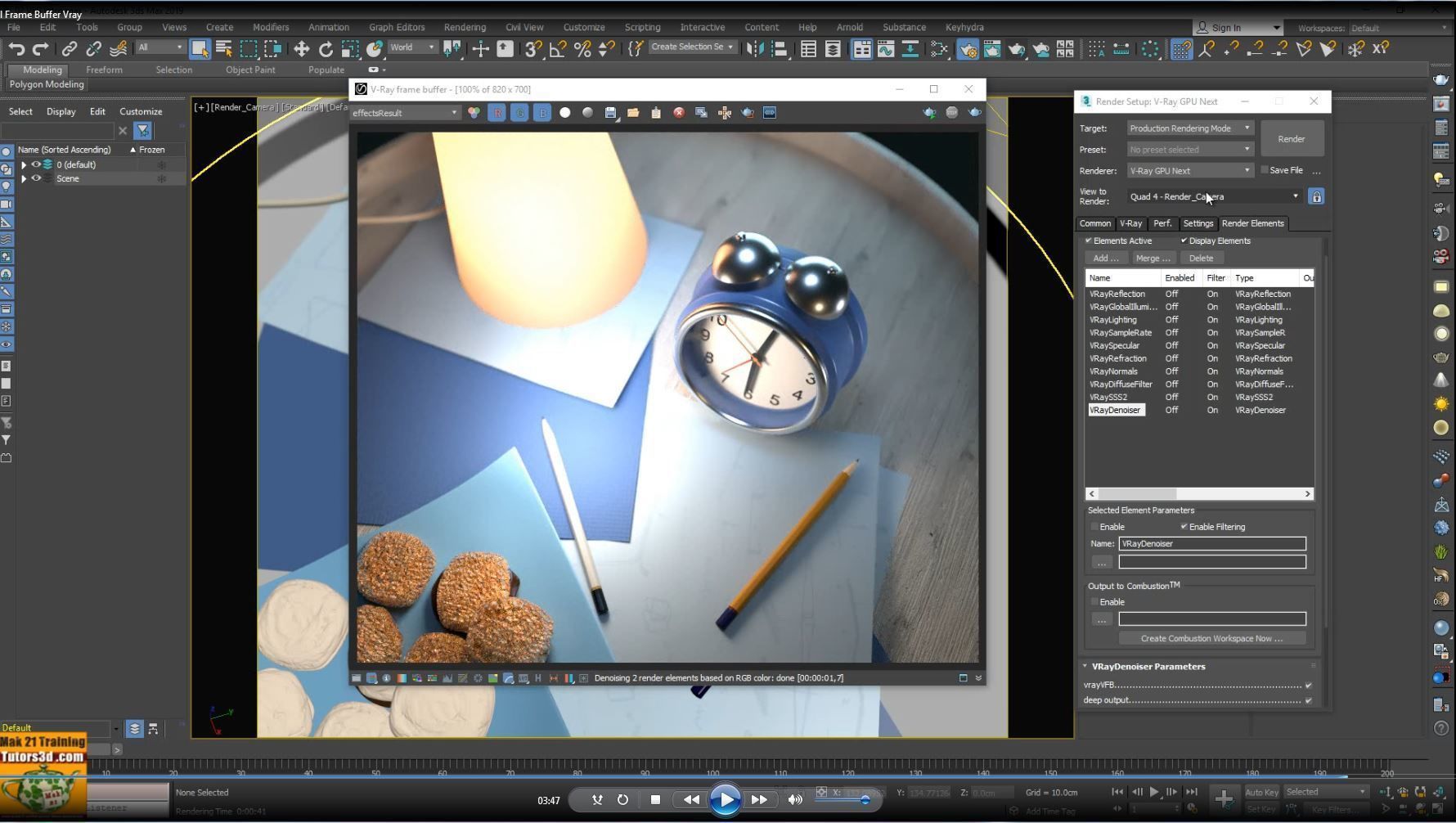 002 Vray Next 3ds max Interfaccia Tutorial MP4  3D model_10