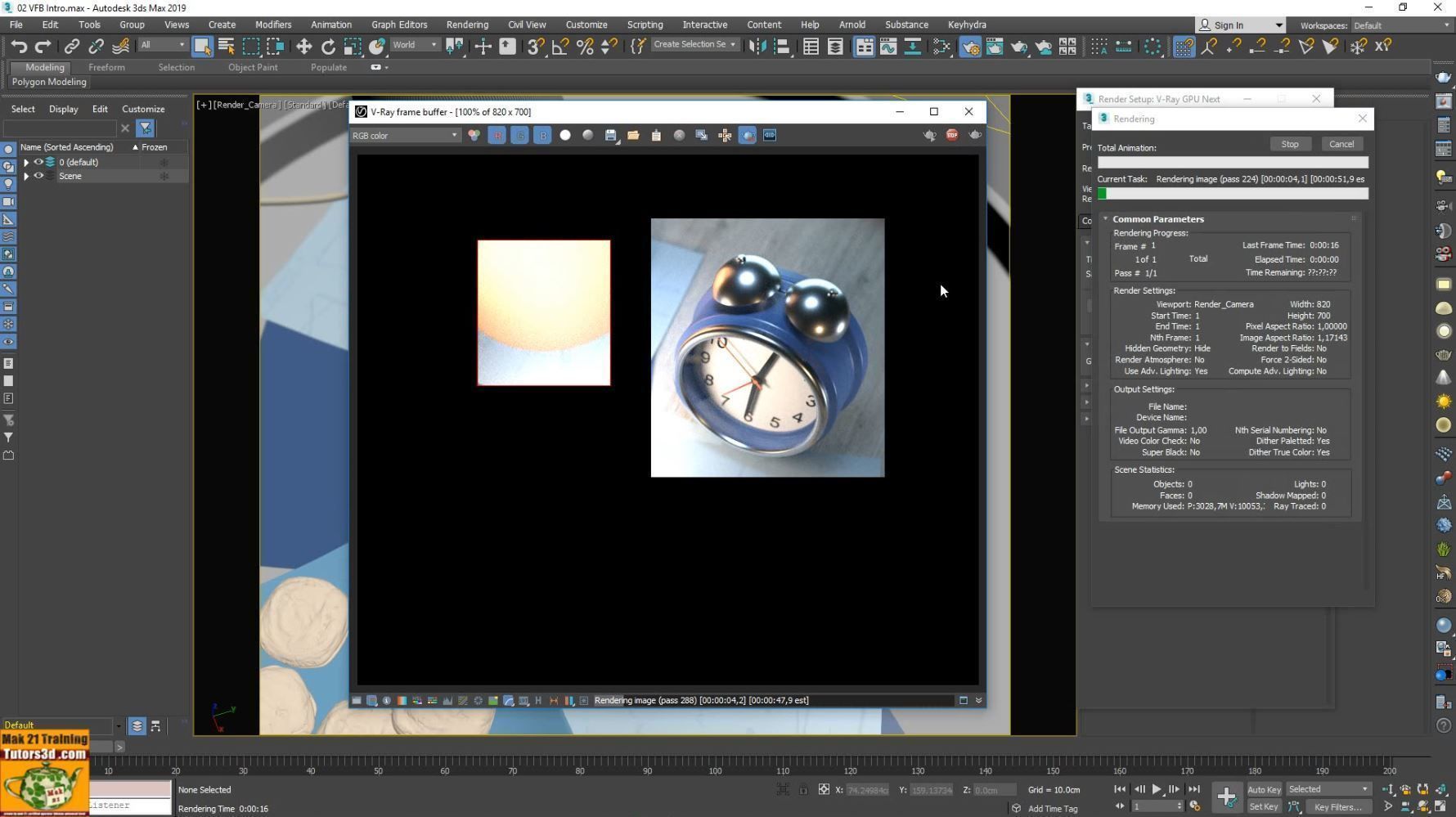 002 Vray Next 3ds max Interfaccia Tutorial MP4  3D model_5