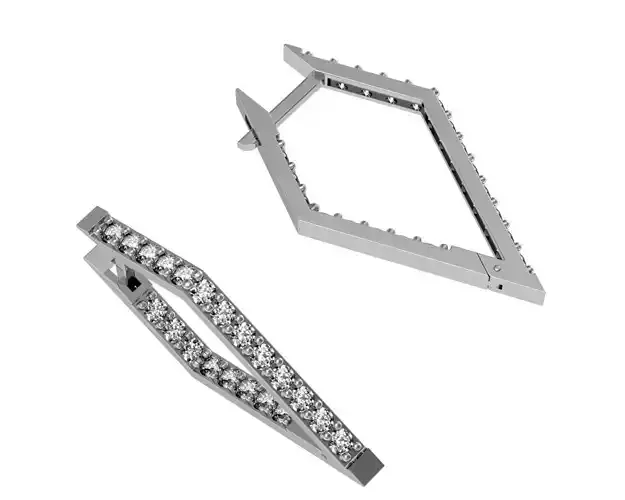 Classic rhomb earrings