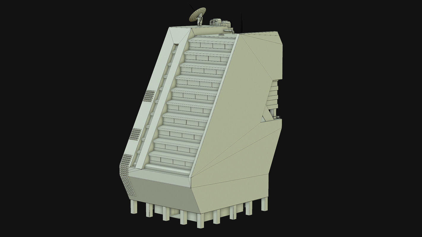Sci Fi Building PBR Low-poly 3D model_25