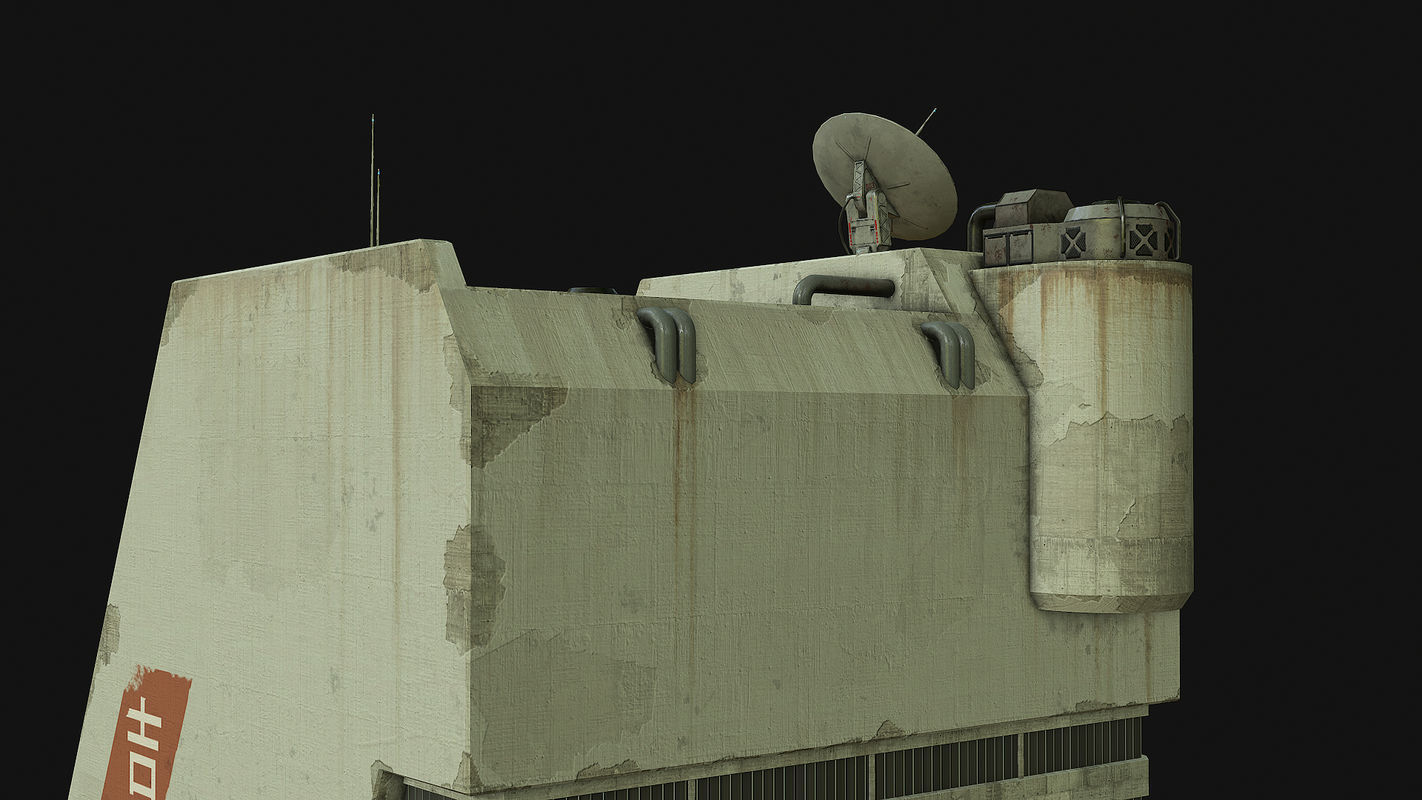 Sci Fi Building PBR Low-poly 3D model_20