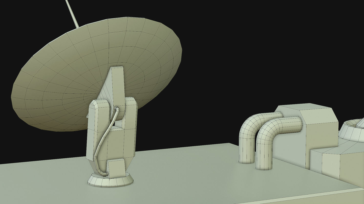 Sci Fi Building PBR Low-poly 3D model_28