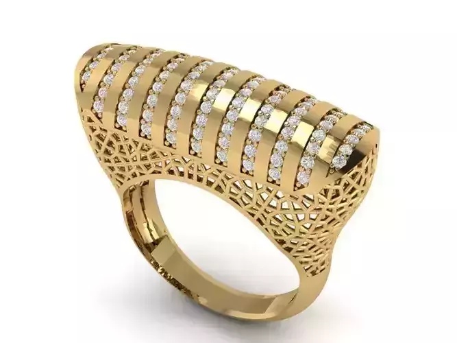 filigree diamond ring 