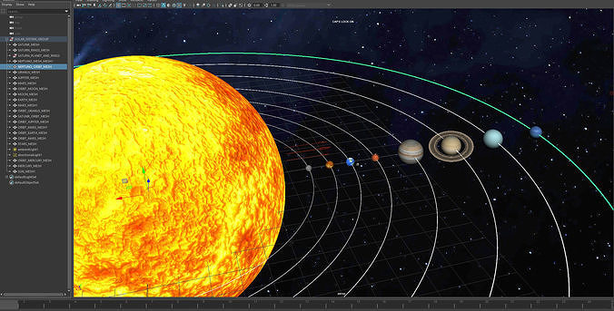 SOLAR SYSTEM 3D model