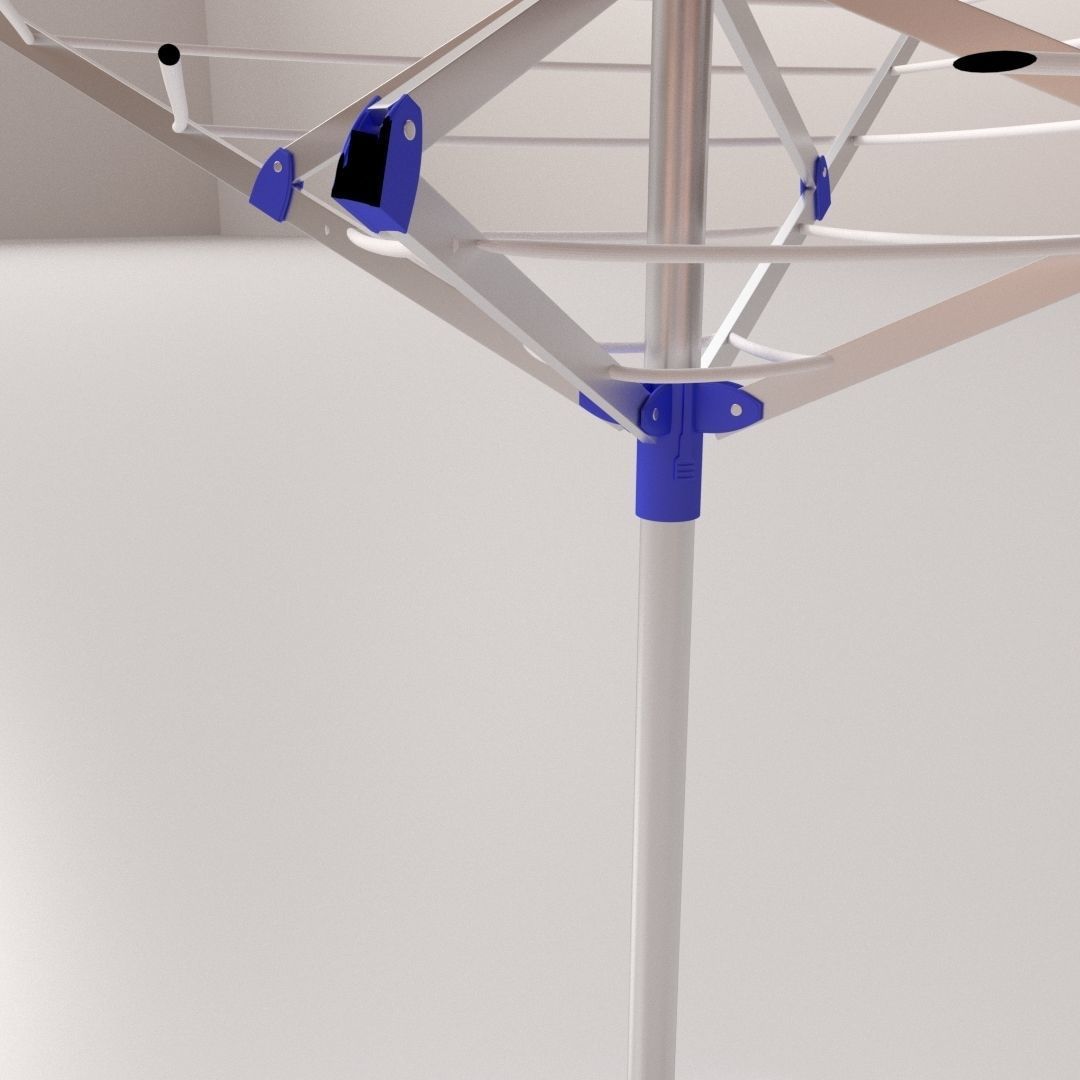 Portable Clothesline 3D model_2