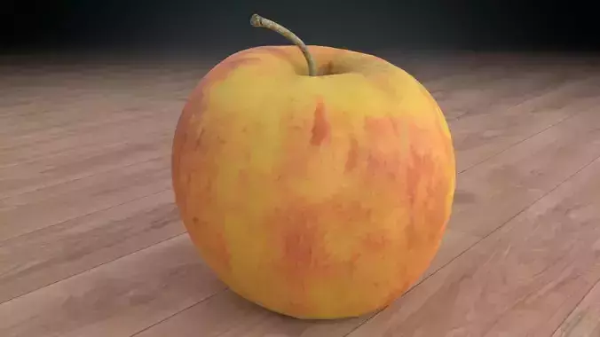 Apple Low-poly 3D model