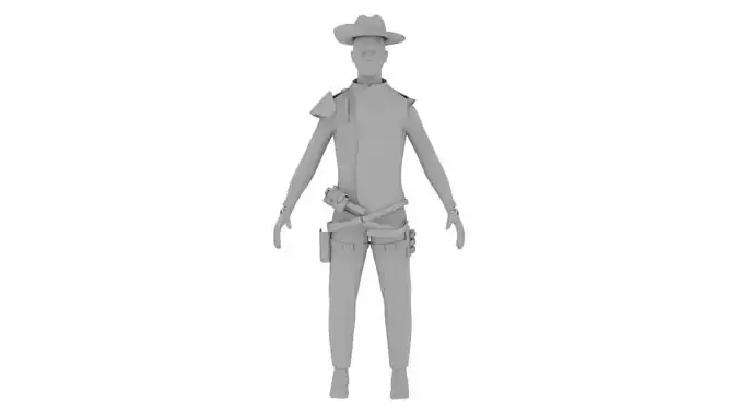 Clothed Male Base Mesh 3D model