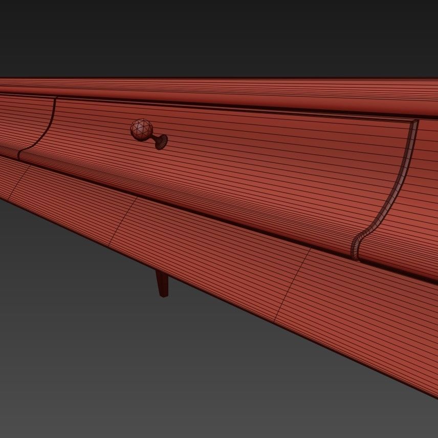 Table FRATELLI BARRI Roma FB WD RM 8 3D model_4