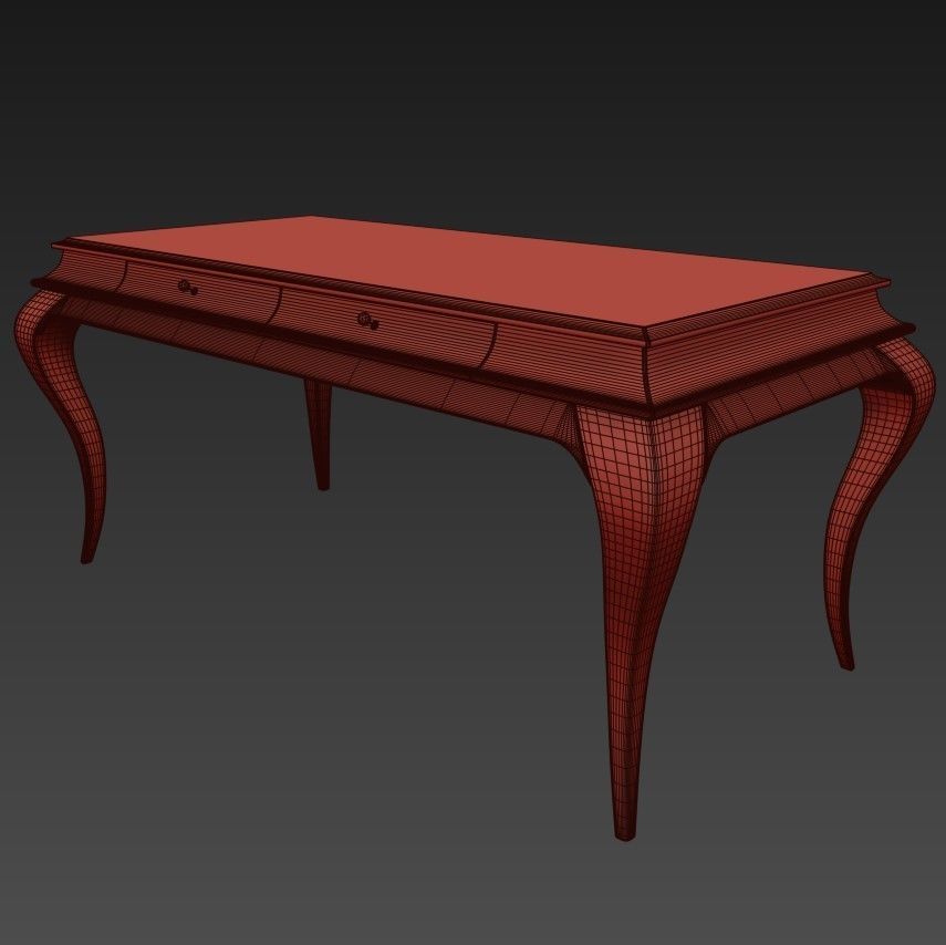 Table FRATELLI BARRI Roma FB WD RM 8 3D model_2