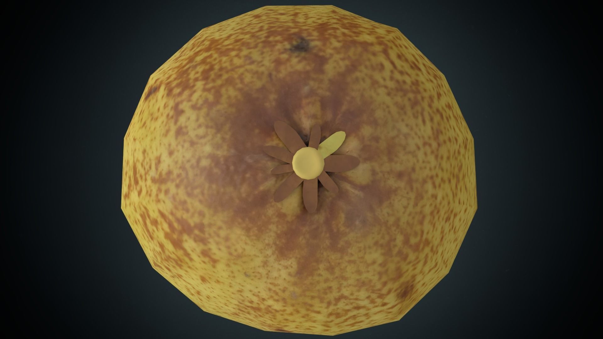 pear low poly Low-poly 3D model_7