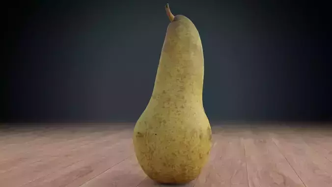 pear low poly Low-poly 3D model