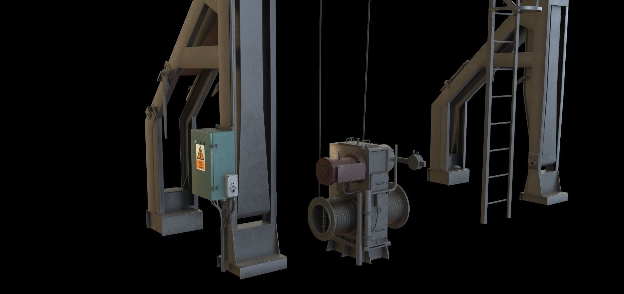 Life Boat 3D model Low-poly 3D model_11