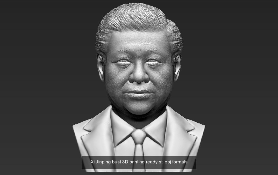 Famous Politicians busts 3D printing ready 3D Model Collection_18