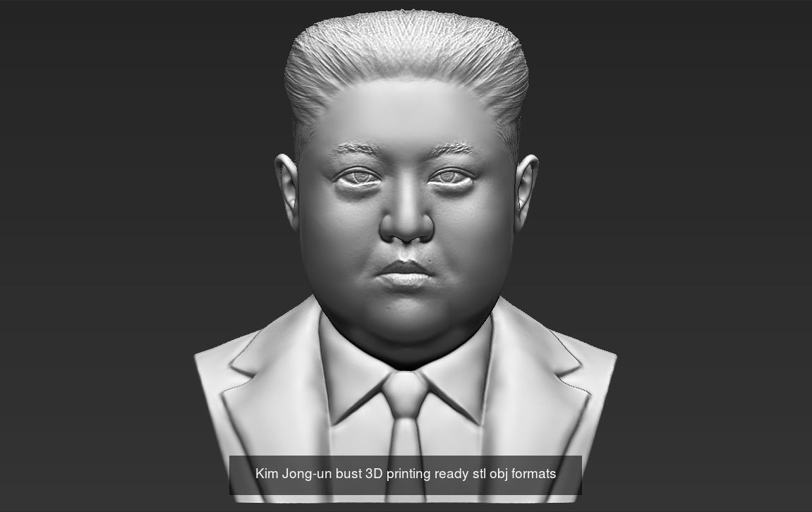 Famous Politicians busts 3D printing ready 3D Model Collection_19