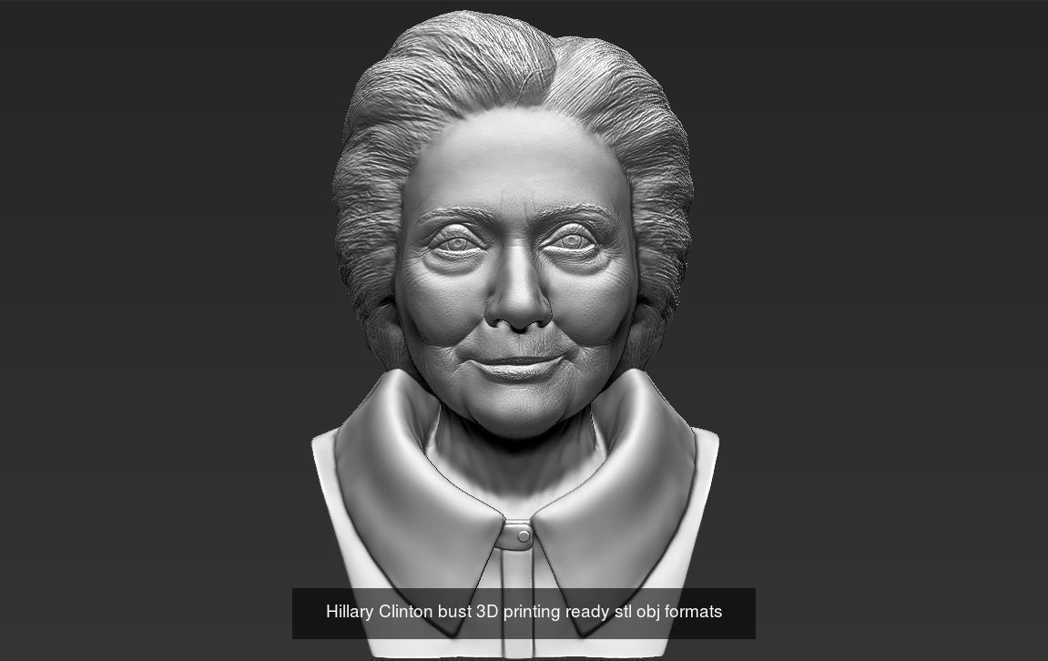 Famous Politicians busts 3D printing ready 3D Model Collection_9