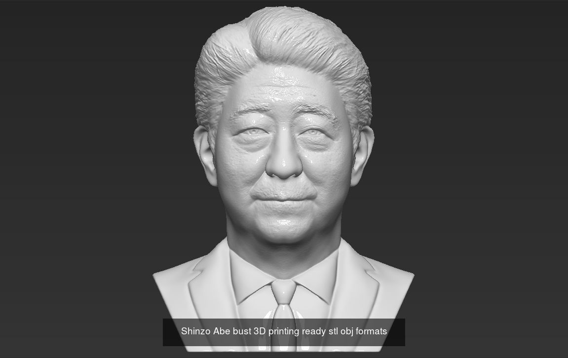 Famous Politicians busts 3D printing ready 3D Model Collection_36