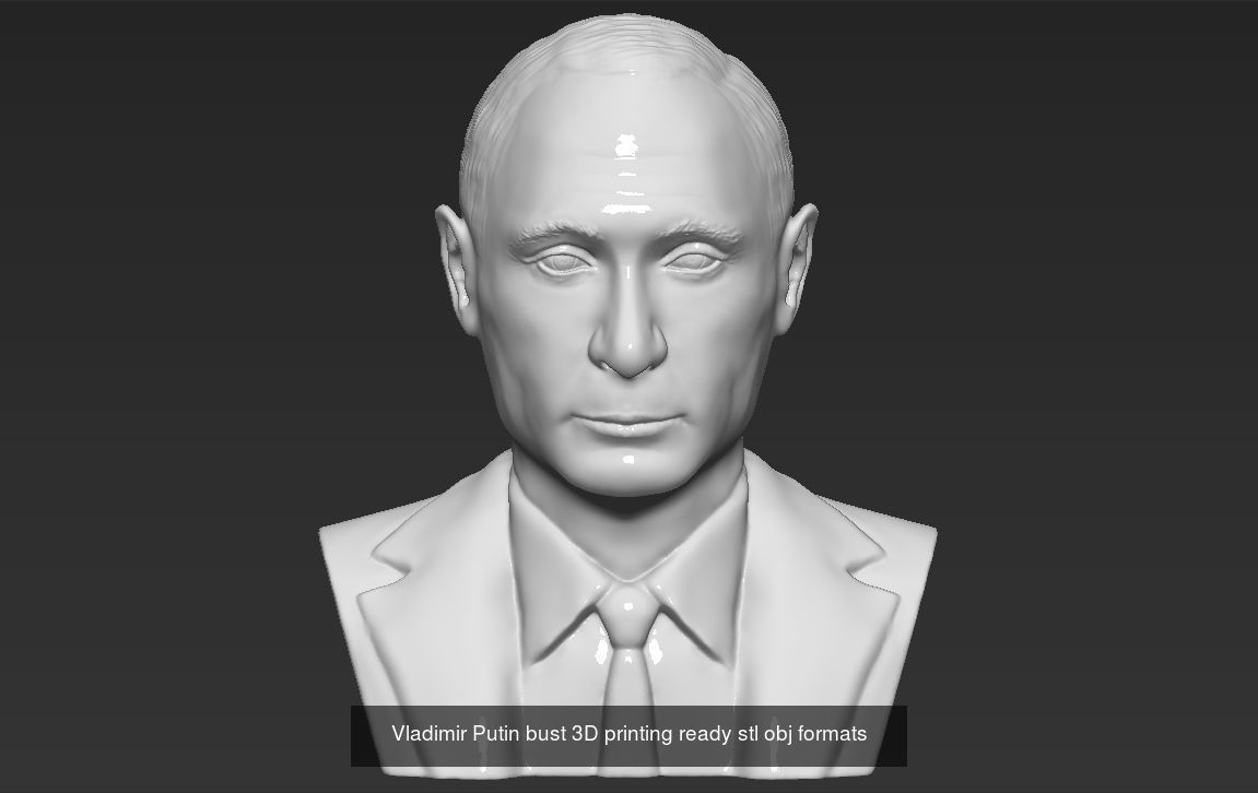 Famous Politicians busts 3D printing ready 3D Model Collection_7