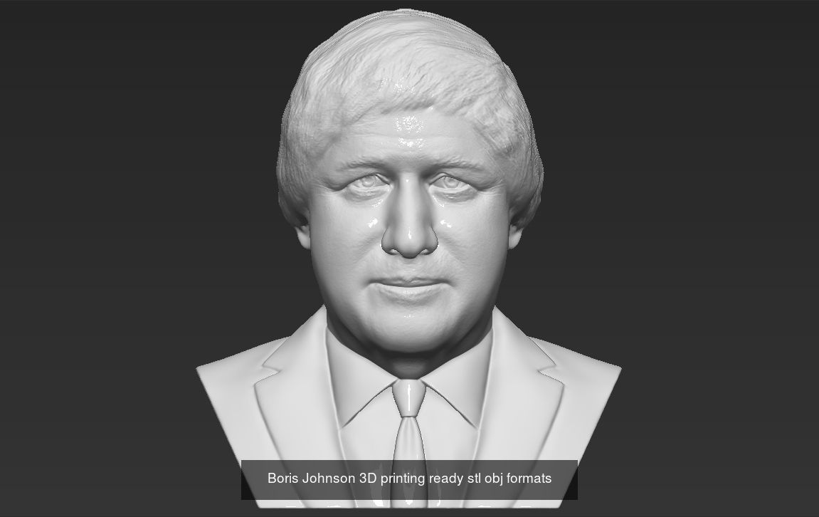 Famous Politicians busts 3D printing ready 3D Model Collection_21