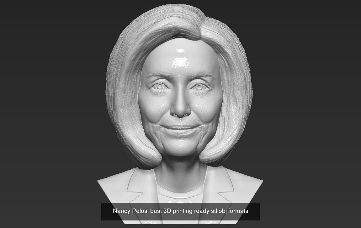 Famous Politicians busts 3D printing ready 3D Model Collection_31