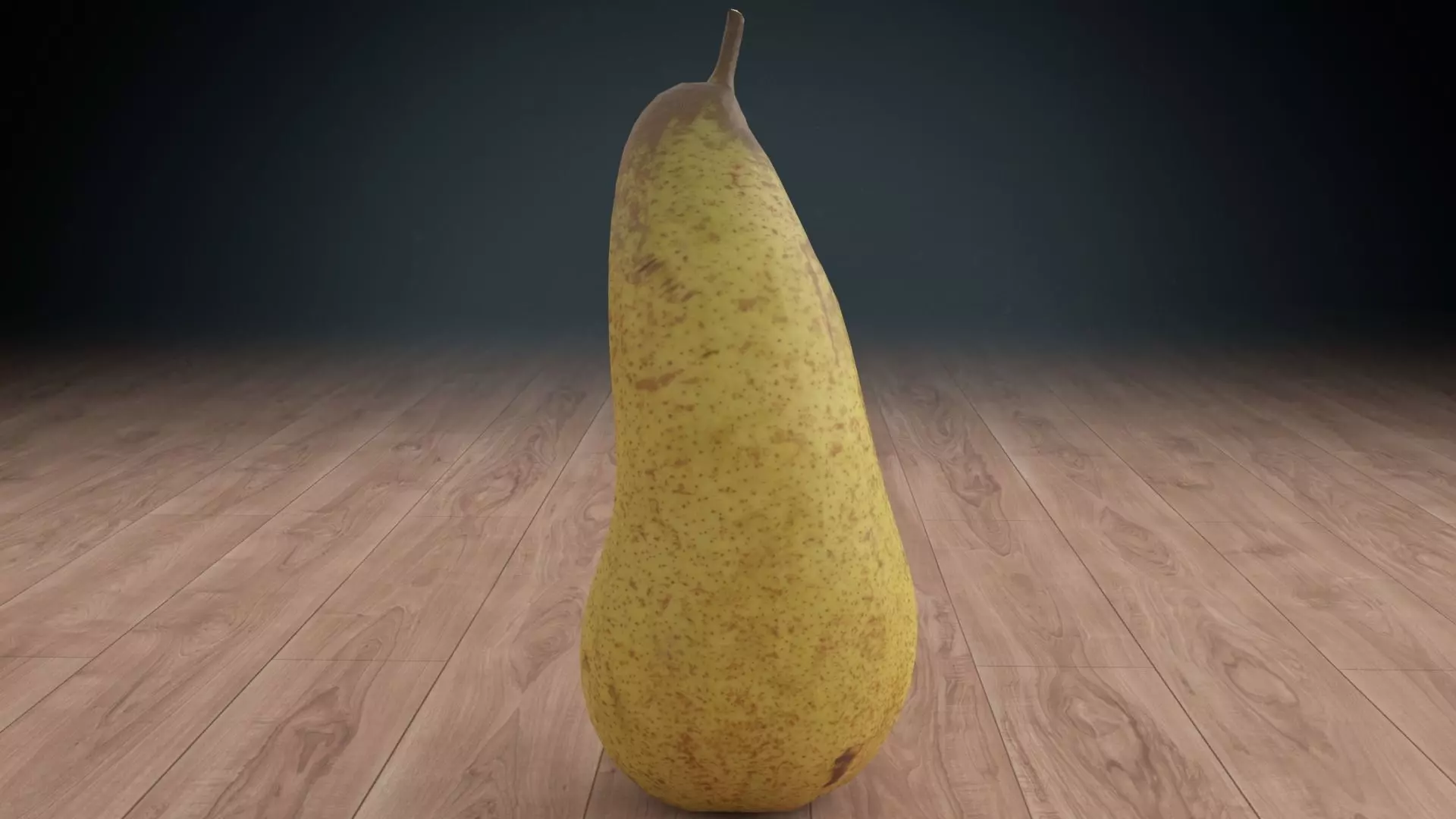 pear low poly Low-poly 3D model_0