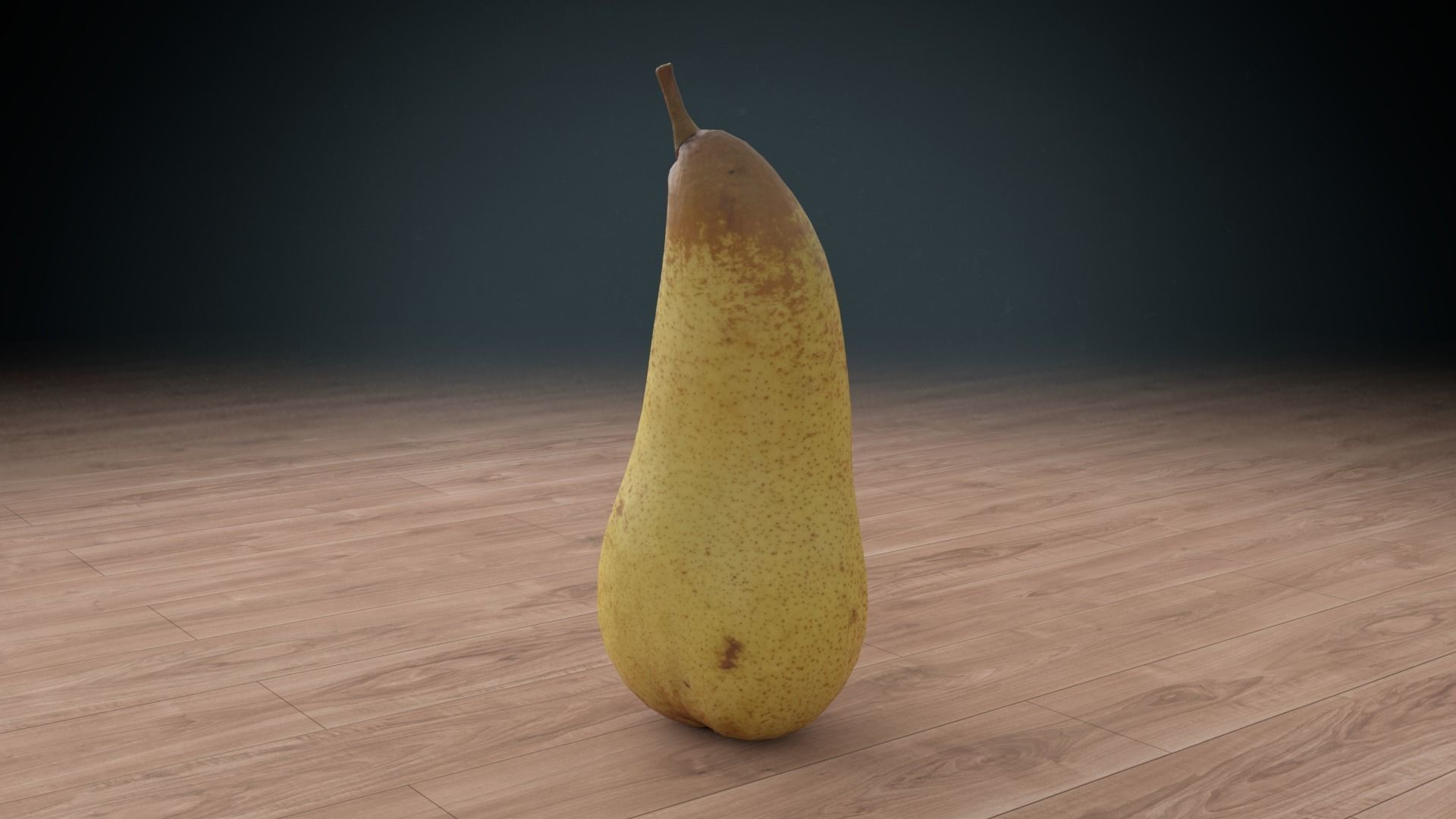 pear low poly Low-poly 3D model_6