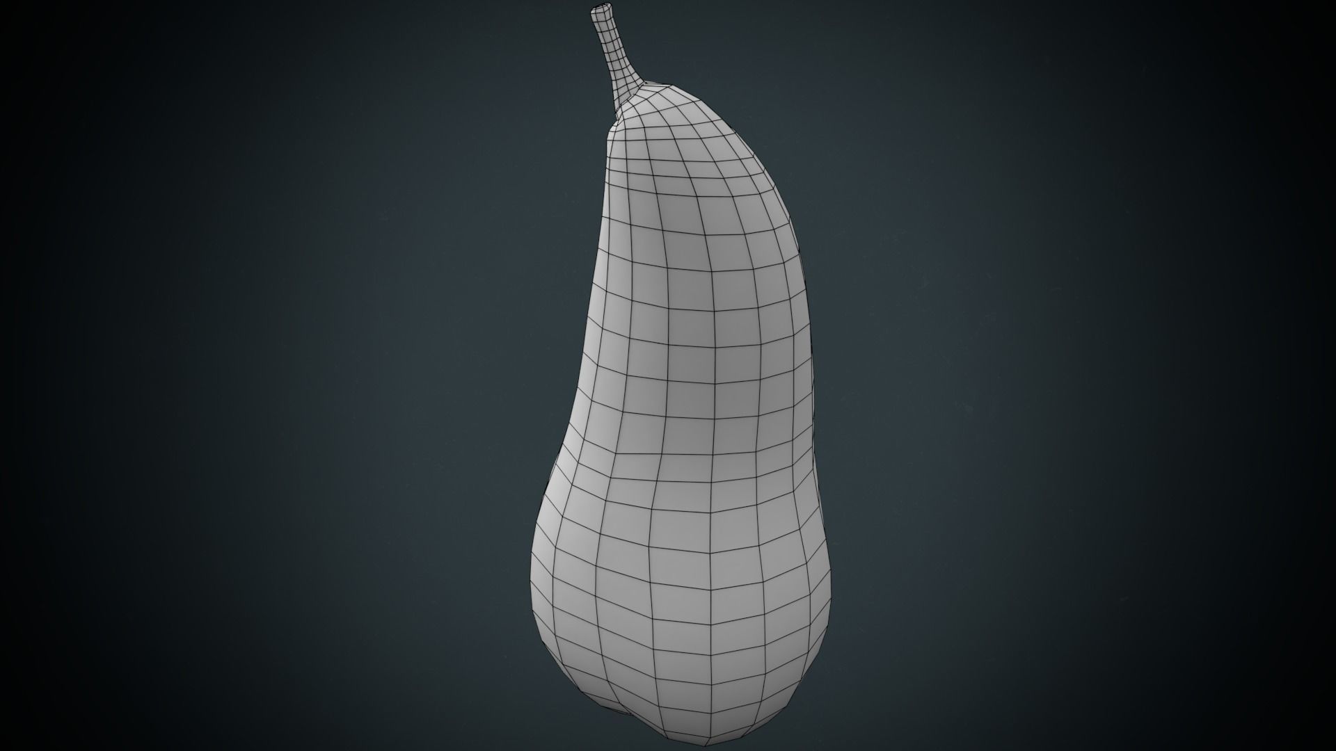 pear low poly Low-poly 3D model_9